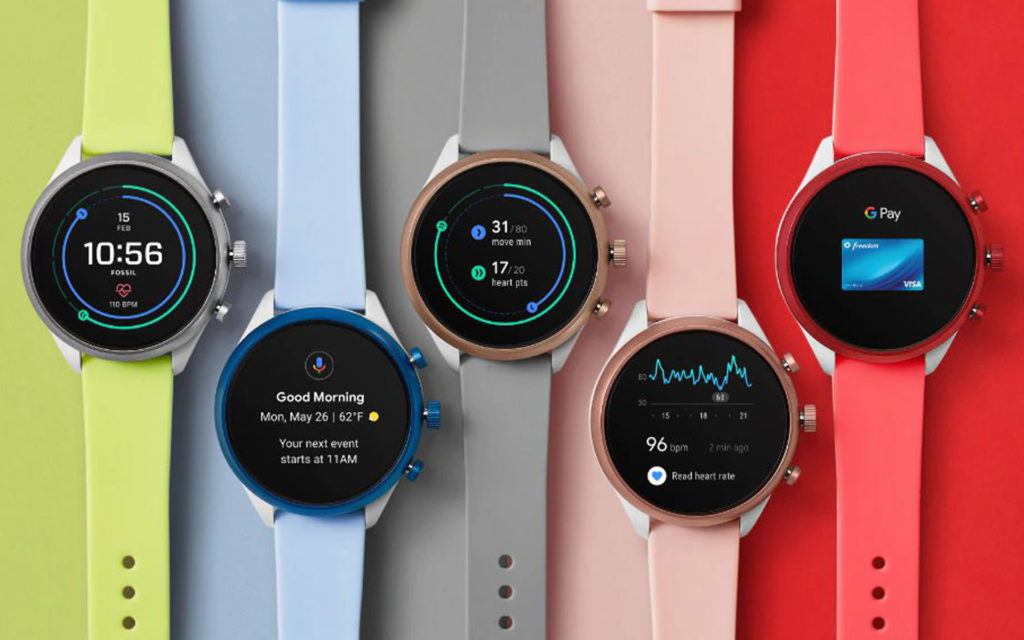 fossil smartwatch green light