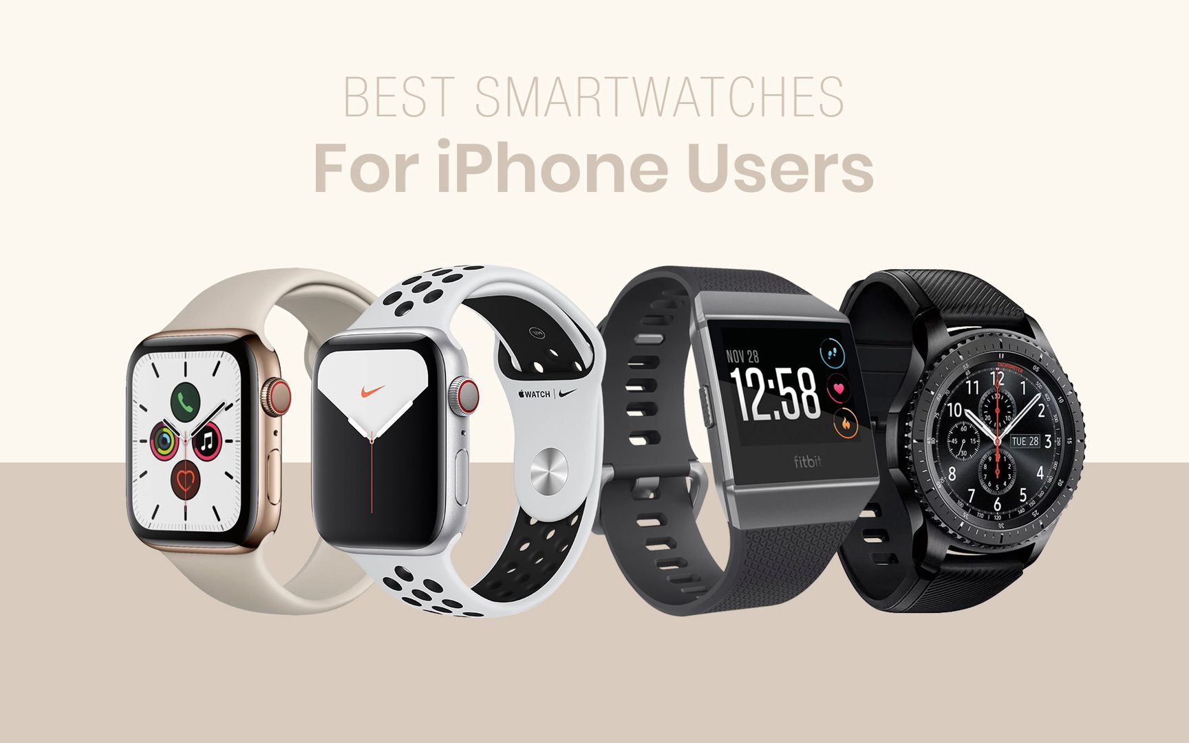 best fitbit smartwatch for iphone