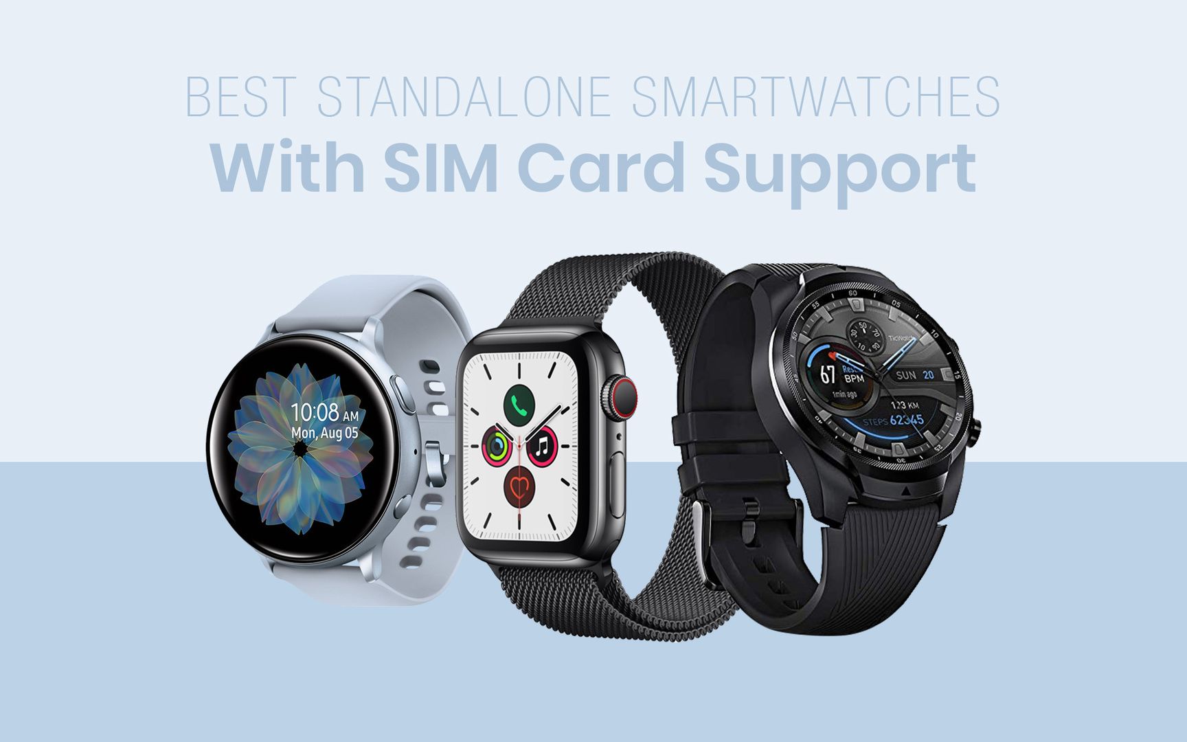 Best Standalone Smartwatches With SIM Card Support