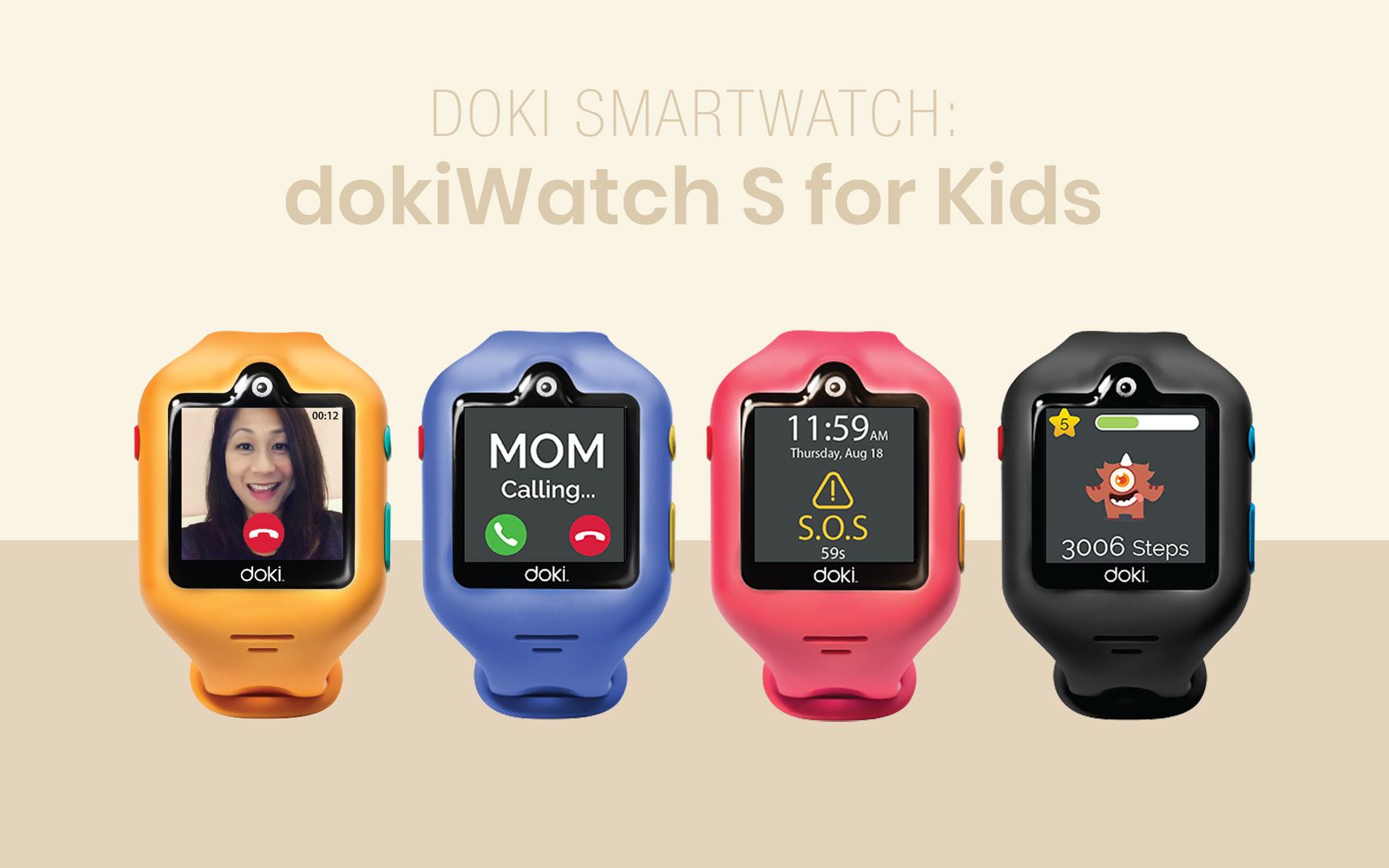 Doki Launches the dokiWatch S Kid’s Smartwatch with Alexa Support