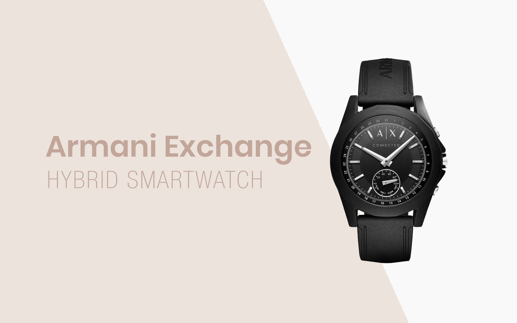 armani exchange watch hybrid