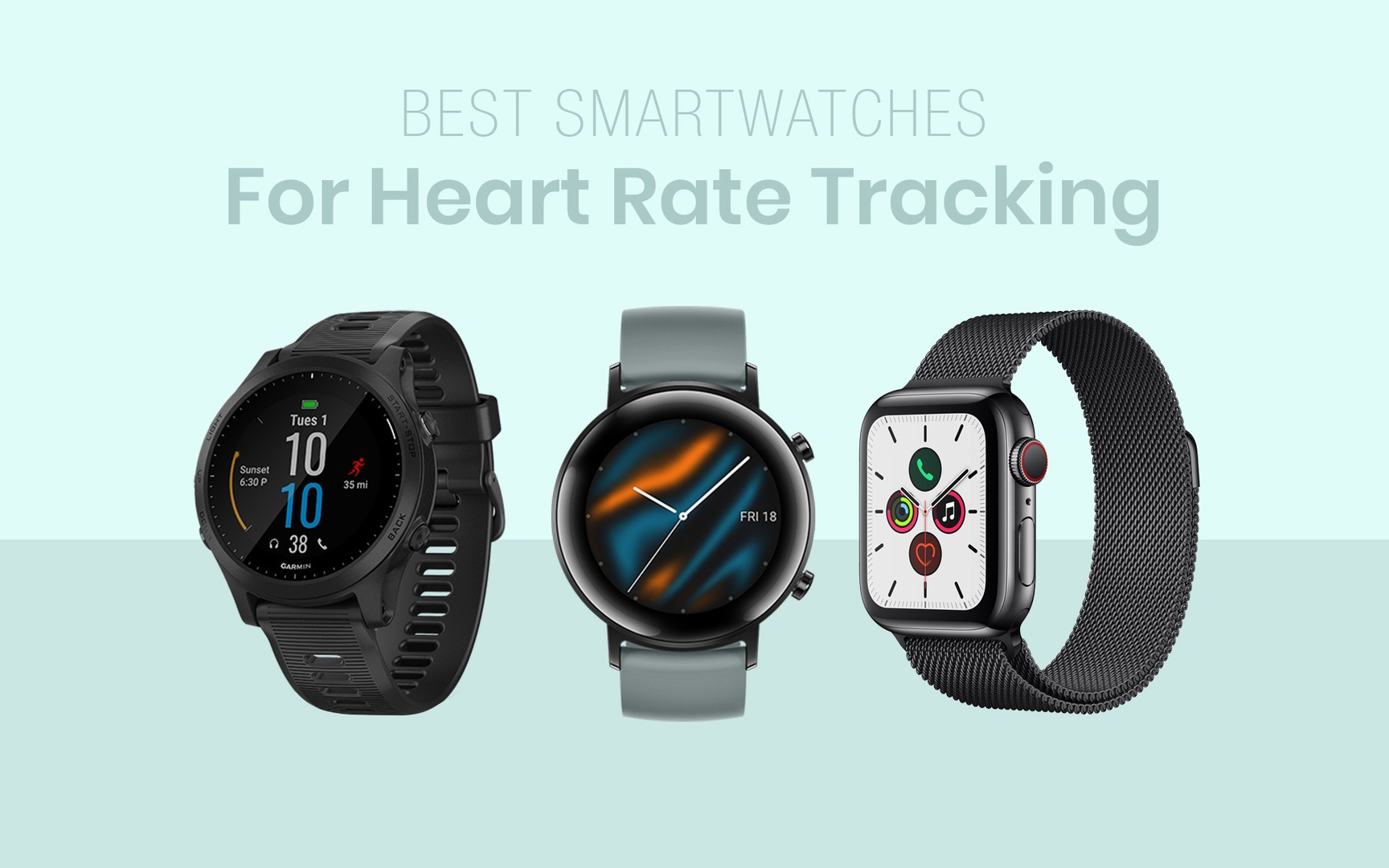 best smartwatch for tracking heart rate