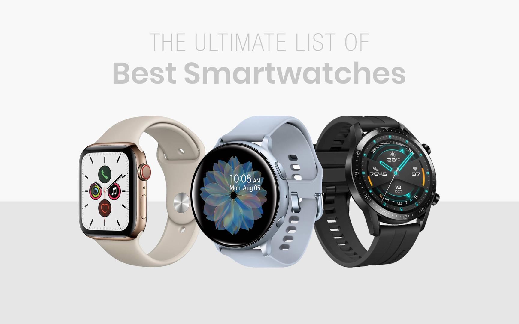 Best Smartwatches-The Ultimate List