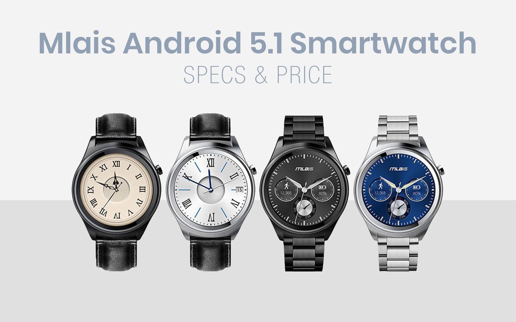 Mlais Android 5.1 Smart Watch Specs and Price