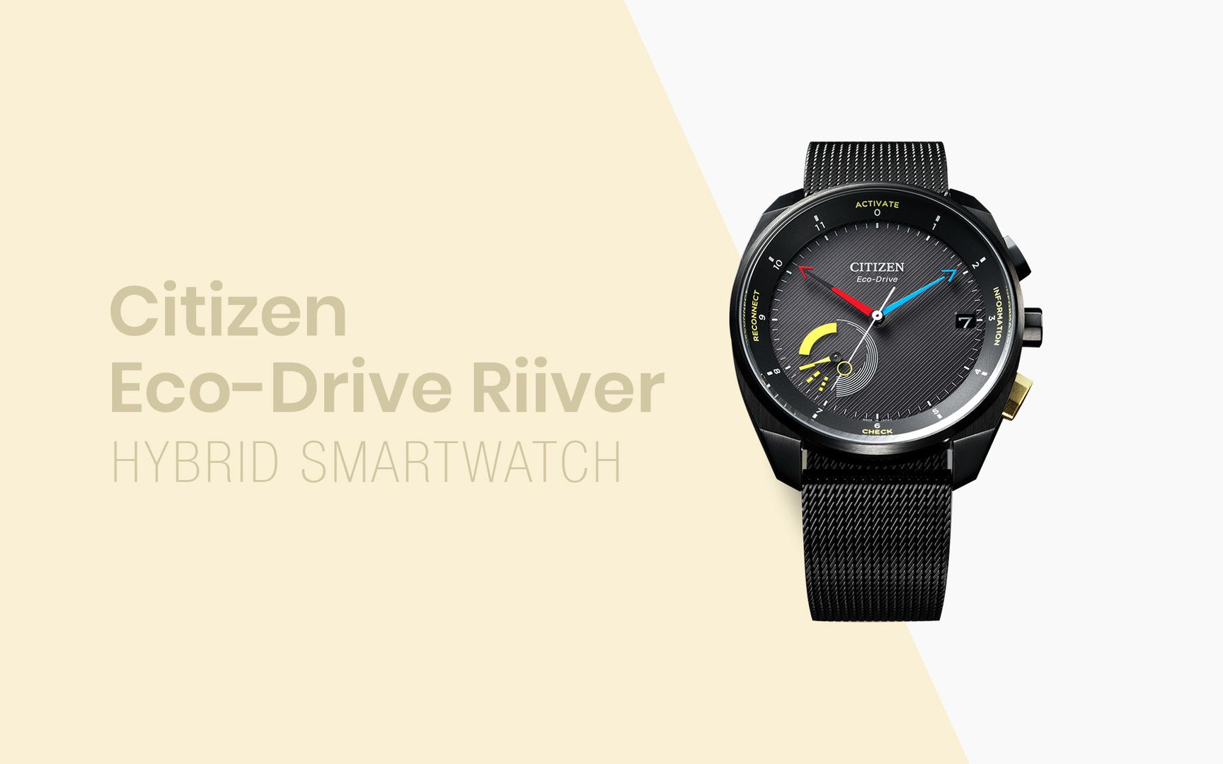 The Citizen Eco-Drive Riiiver is a smarter hybrid smartwatch