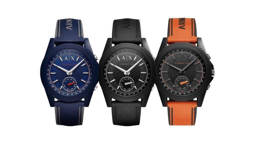 armani exchange connected hybrid smartwatch
