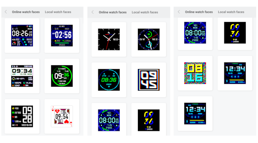 Amazfit Bip Watch Faces