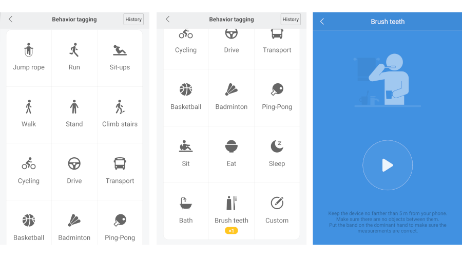 Mi Fit Behaviour Tagging